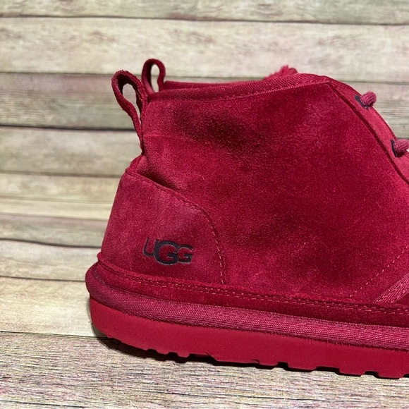 Ugg Red Suede Neumel Ankle Boots main image 7